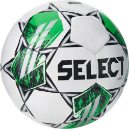 Мяч футб. SELECT Liga V25, 3855160585, р.5, FIFA Basic, 32п, ПУ, руч. сш, бело-зеленый