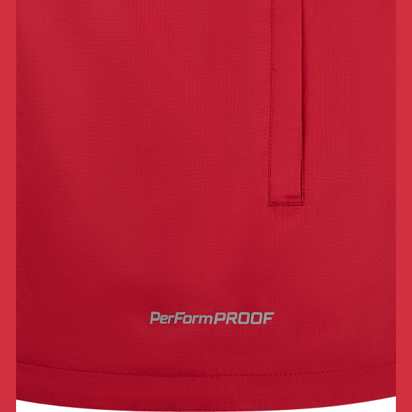 Куртка ветрозащитная JOGEL DIVISION PerFormPROOF Shower Jacket, красный