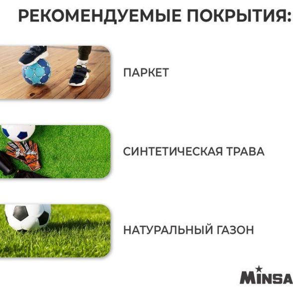 Мяч футбольный MINSA, TPU, машинная сшивка, 12 панелей, р. 5