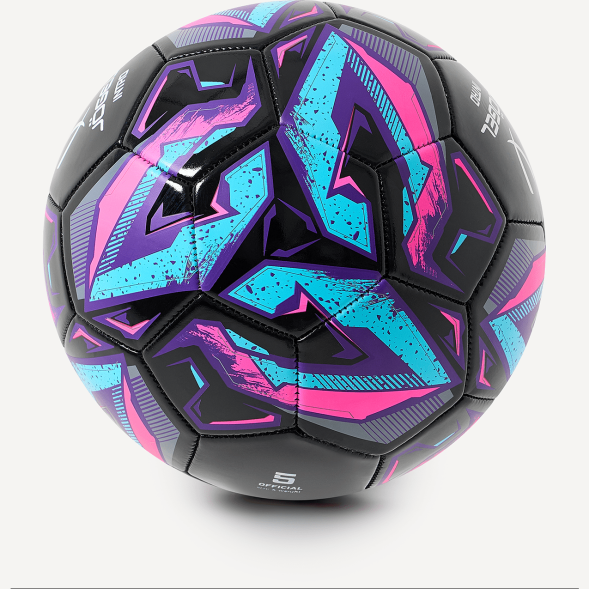 Мяч футбольный JOGEL Intro №5, черный