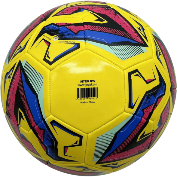 Мяч футбольный JOGEL Intro №5, желтый
