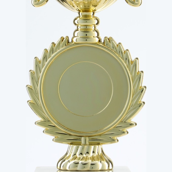 Кубок 186, наградная фигура, золото, подставка камень, 17 х 9,5 х 5 см.