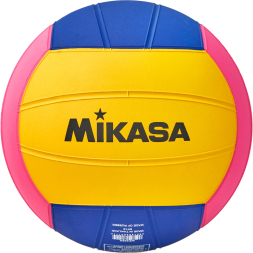 Мяч для водного поло MIKASA WP555D р.5, муж, резина, вес 400-450гр. дл. окр 68-71см, жел-син-роз