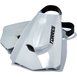 Ласты для бассейна профессиональные TORRES F03, SWF032401GR, р.EU 38-39 (S), серо-черный