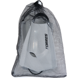 Ласты для бассейна профессиональные TORRES F03, SWF032401GR, р.EU 38-39 (S), серо-черный