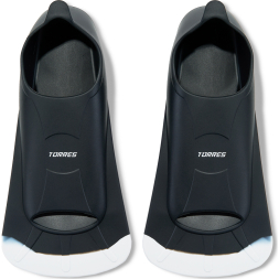 Ласты для бассейна TORRES F02, SWF022400GR, р. EU 32-34 (XXXS), салатово-серый