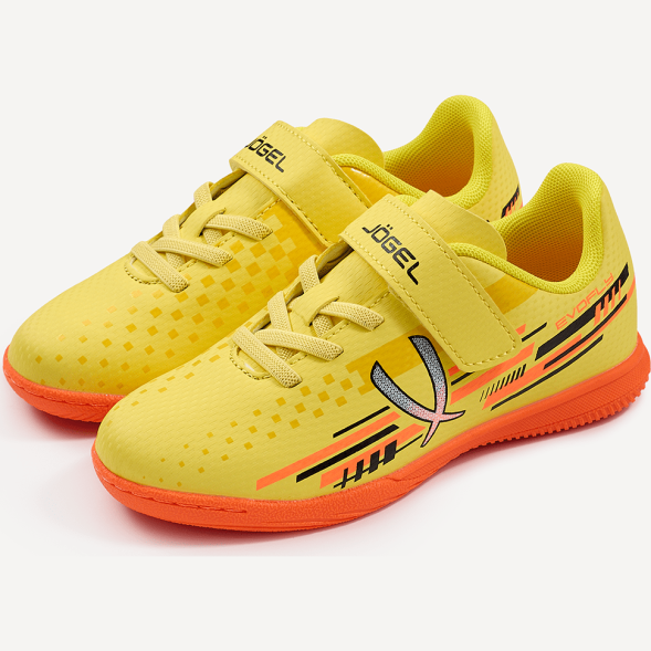 Бутсы зальные JOGEL Evofly IN Talant Yellow/orange, детский