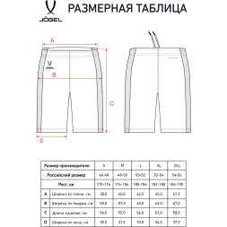 Шорты баскетбольные JÖGEL DIVISION PerFormDRY RBF Shorts, темно-синий