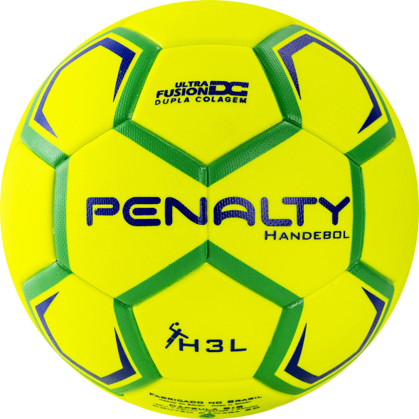 Мяч ганд. PENALTY HANDEBOL H3L ULTRA FUSION X, 5203632600-U, р.3, PU, термосшивка, жел