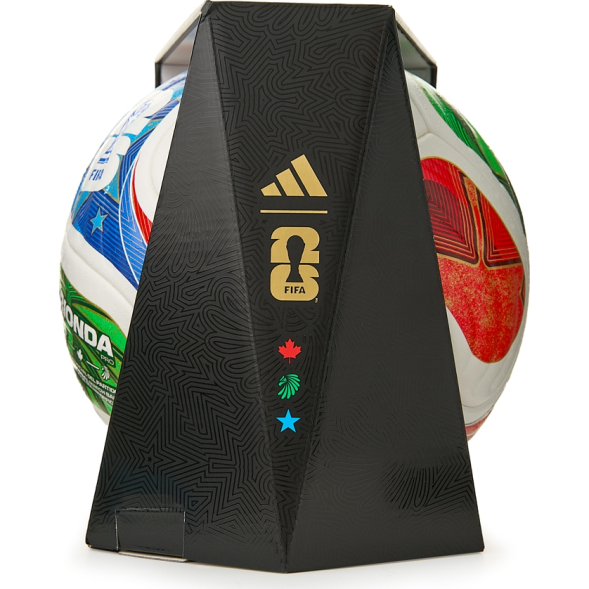 Мяч футб. ADIDAS WC26 Trionda PRO, JD8021, р.5, FIFA Quality Pro, 4 пан, ПУ, термосш, мультиколор