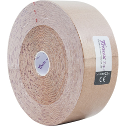 Тейп кинезиологический Tmax 22m Extra Sticky Biege (5 см x 22 м), 223211, телесный