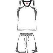 Форма баскетбольная ASICS (майка+шорты) SET SUNS (артикул: T199Z4-0190)(Белый, Серый) Форма баскетбольная ASICS (майка+шорты) SET SUNS (артикул: T199Z4-0190)(Белый, Серый)