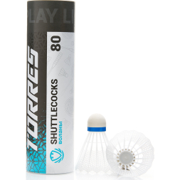 Воланы для бадминтона TORRES 80, BD23107, ПВХ, 6 шт