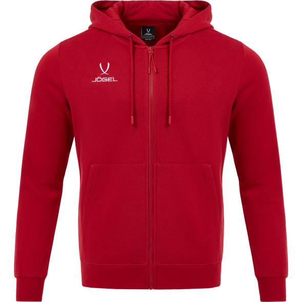 Худи JOGEL ESSENTIAL Fleece Zip Hoodie, темно-красный