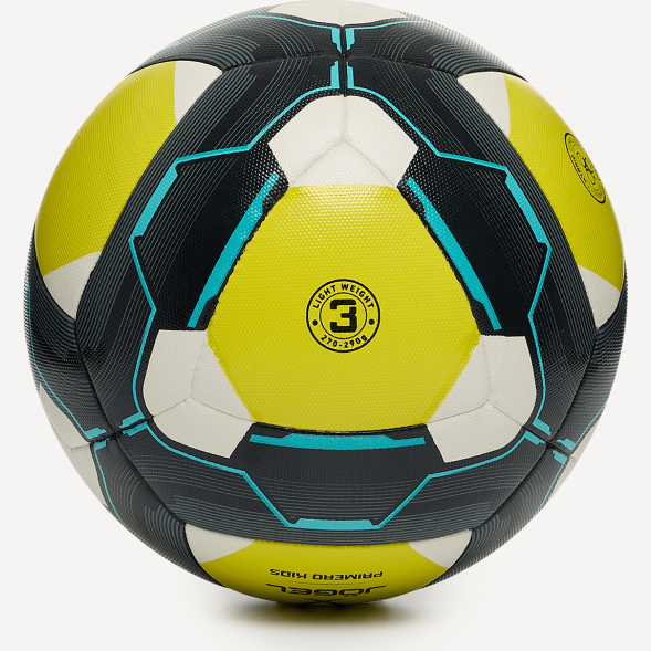 Мяч футбольный JOGEL Primero Kids №3, желтый