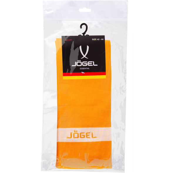 Гетры футбольные JOGEL JA-003, оранжевый/белый