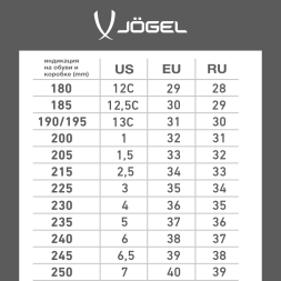 Бутсы зальные JÖGEL Evofly IN Talant Black/blue