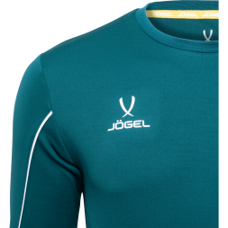 Футболка вратарская JÖGEL CAMP GK Padded LS, зеленый/черный/белый