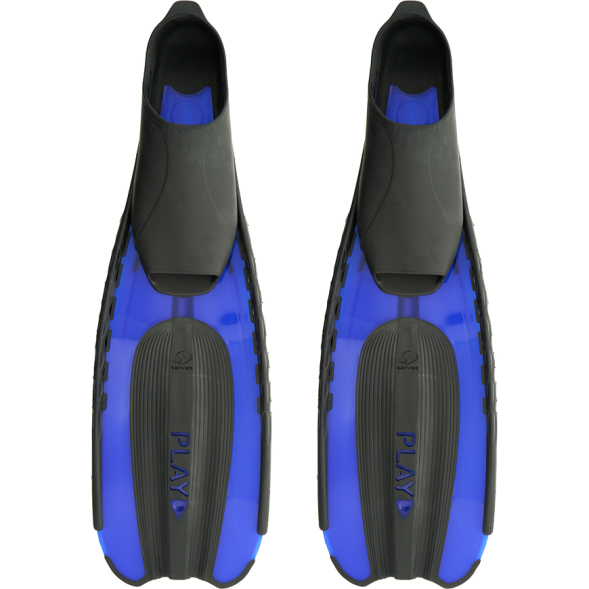 Ласты для плавания SALVAS Play Fin BA12836BBSTS, размер 36-37, синие