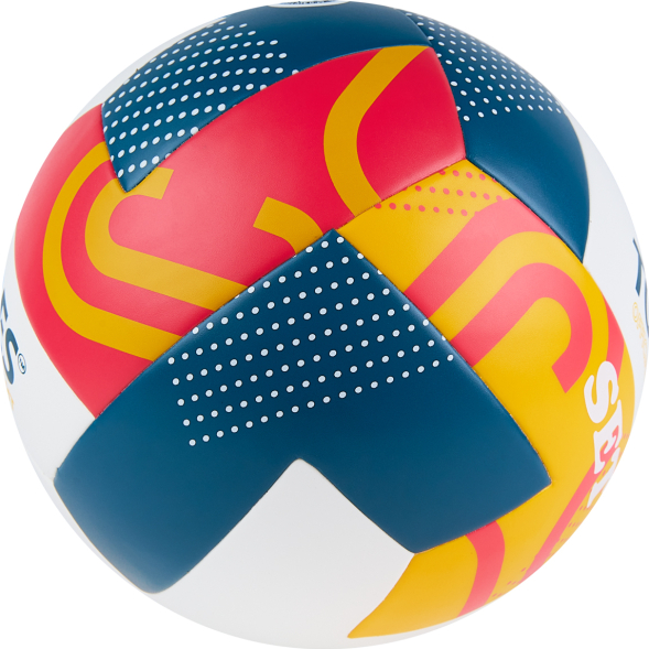 Мяч вол. TORRES Set, V32345, р.5, синт.кожа (ТПУ), клееный, бут.кам, бело-мультиколор
