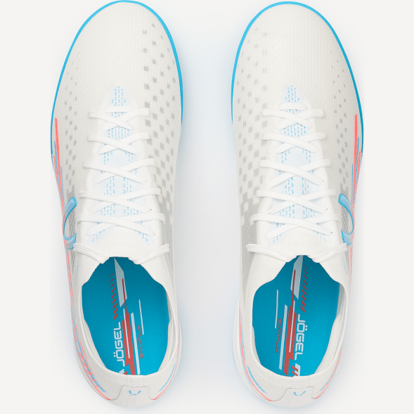 Бутсы многошиповые JOGEL Evofly TF PRO White/blue