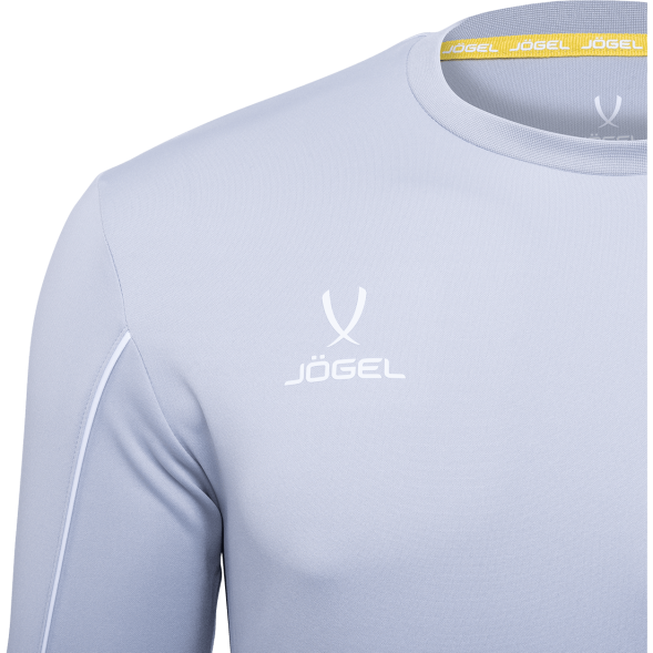 Футболка вратарская JOGEL CAMP GK Padded LS, серый/черный/белый