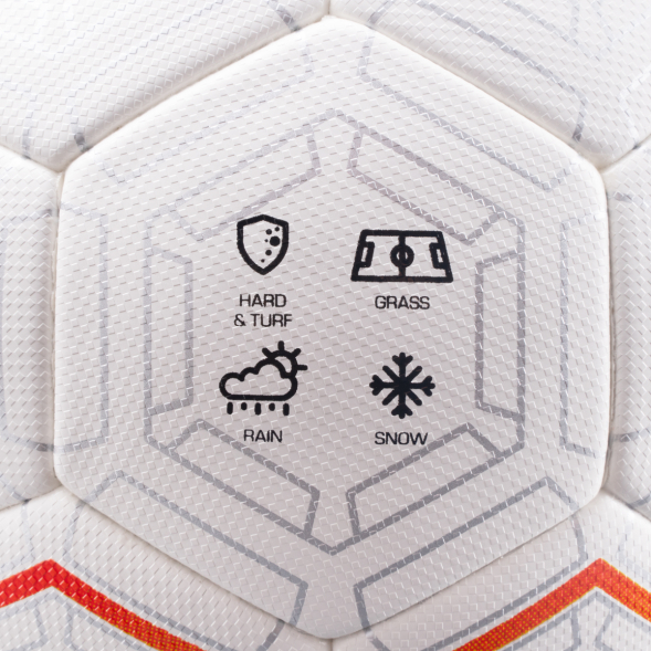 Мяч футб. TORRES Freestyle Control, F3231765, р.5, 32 п.,PU-Microfi, термосшив., бело-оран-сереб