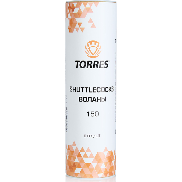 Воланы для бадминтона TORRES 150 BD20108, нейлон, 6 шт