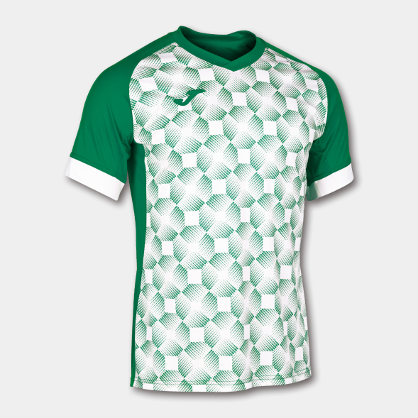 Футболка  игровая JOMA с коротким рукавом SUPERNOVA III Зеленый-белый