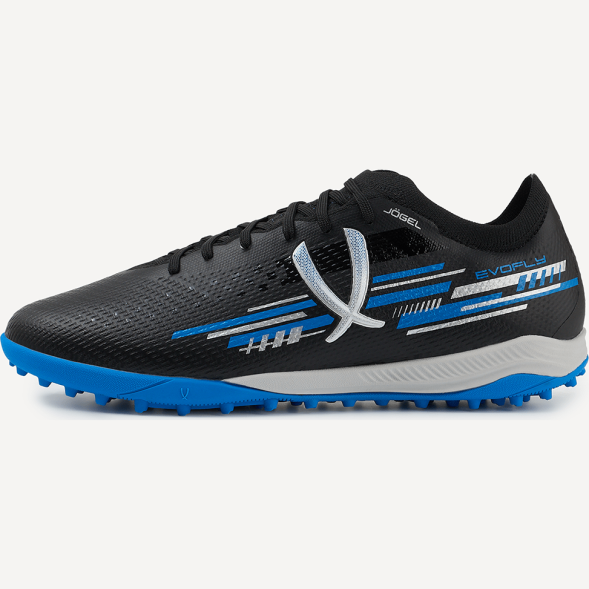 Бутсы многошиповые JOGEL Evofly TF PRO Black/blue