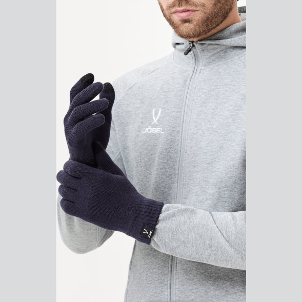 Перчатки JOGEL ESSENTIAL Team Knitted Gloves, темно-синий