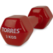 Гантель TORRES PL522201, вес 0.5 кг, 1 шт