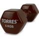 Гантель TORRES PL522201, вес 0.5 кг, 1 шт
