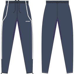 Брюки тренировочные детские ATEMI, цв.т.синий, арт.APNT-001JSS23-DNV (128)