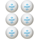 Мяч для настольного тенниса Donic 2* Prestige, белый 6 шт.