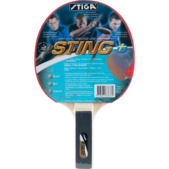 Ракетка для настольного тенниса STIGA Sting 183637, ITTF накладка
