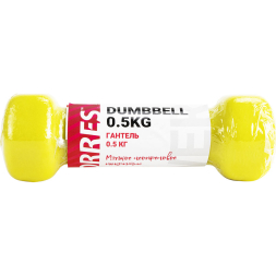 Гантель TORRES PL550105, вес 0.5 кг, 1 шт