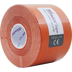 Тейп кинезиологический Tmax Extra Sticky Biege (5 см x 5 м), 423112, телесный