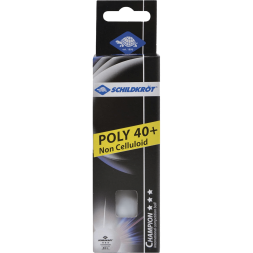 Мяч для настольного тенниса Donic 3* Champion ITTF, белый, 3 шт.