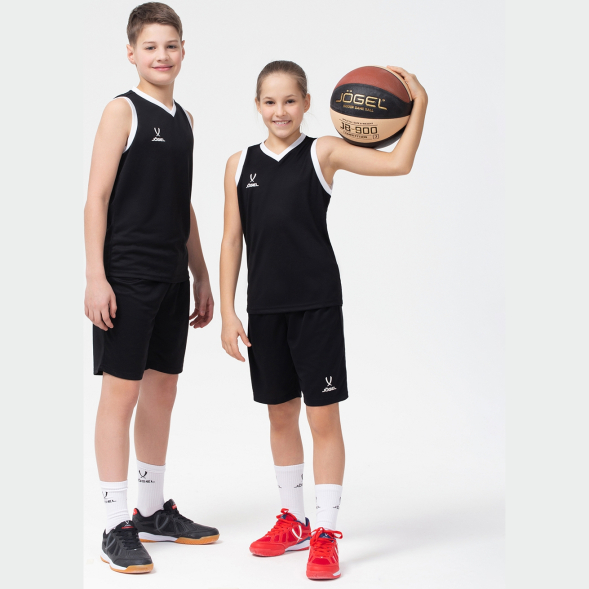 Шорты баскетбольные JOGEL CAMP Basic, черный, детский
