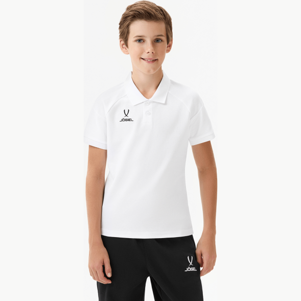 Поло JOGEL CAMP 2 CVC Polo, белый