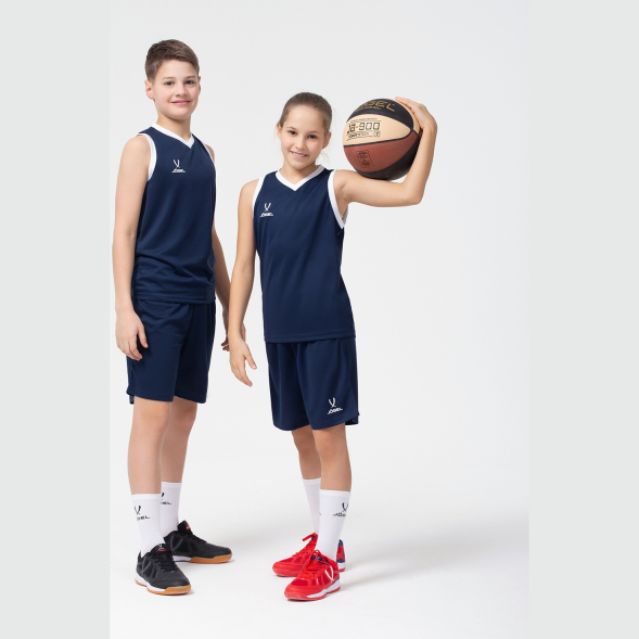 Шорты баскетбольные JOGEL CAMP Basic, темно-синий, детский