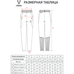 Брюки тренировочные с карманами JOGEL PREMIER PerFormDRY Training Pants, темно-серый