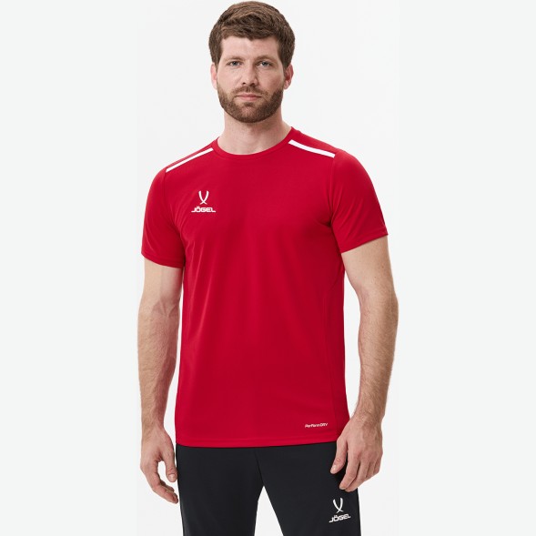 Футболка тренировочная JOGEL DIVISION Training Tee, красный