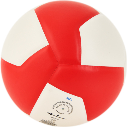Мяч вол. GALA Bora 12, BV5675S, р. 5, синт. кожа ПУ, клееный, бут. кам, красно-белый