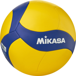 Мяч вол. MIKASA V360W, р.5, синт.кожа (ТПУ), 18 пан, маш.сш., бут.кам, желто-синий