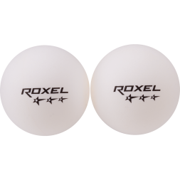 Мяч для настольного тенниса Roxel 3* Prime, белый, 6 шт.