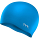 Шапочка для плавания TYR Wrinkle Free Silicone Cap, LCS-100, белый