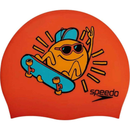 Шапочка для плавания детская SPEEDO Boom Silicone Cap Jr,8-0838615954, силикон
