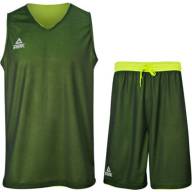 Двухсторонняя баскетбольная форма PEAK (артикул: F772001)(Зеленый, Черный) - Двухсторонняя баскетбольная форма PEAK (артикул: F772001)(Зеленый, Черный)